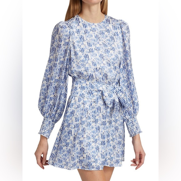 Alice and Olivia Molli Printed Belted Dress - Picture 2 of 9